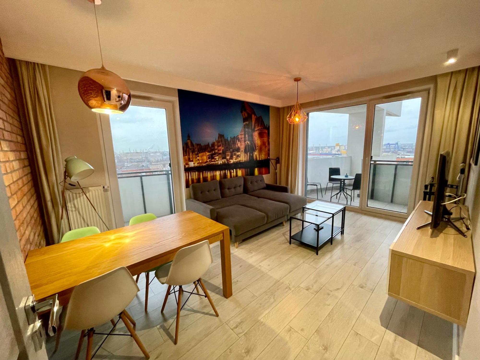 גדנסק Bastion Walowa - Luxury Apartment With Beautiful View מראה חיצוני תמונה